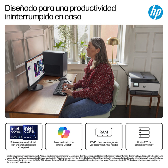 EAN 199764264374 - HP OmniDesk Desktop M02-0015ns PC Intel® Core™ i5 i5-14400 16 GB DDR5-SDRAM FreeDOS Torre Plata imagen 8