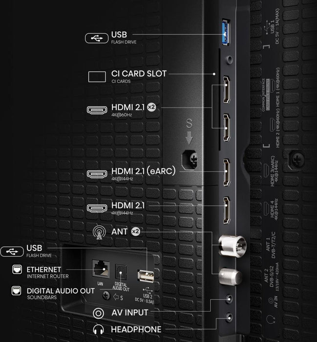 EAN 6942351417042 - Hisense 100E7Q PRO 2,54 m (100") 4K Ultra HD Smart TV Wifi Negro imagen 11