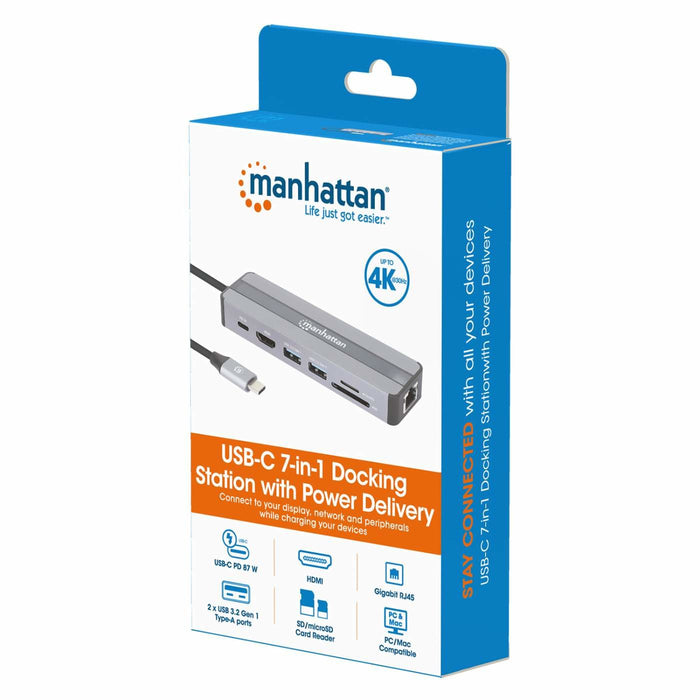 EAN 0766623153928 - Manhattan 153928 base para portátil y replicador de puertos Alámbrico USB 3.2 Gen 1 (3.1 Gen 1) Type-C Ne imagen 9