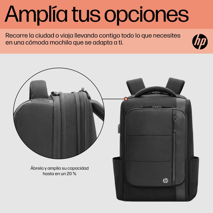 EAN 0196548662371 - HP Renew Executive 16-inch Laptop Backpack 40,9 cm (16.1") Negro imagen 4