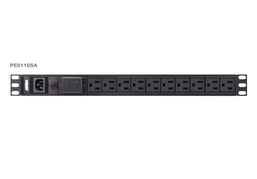 EAN 4719264648366 - ATEN PE0110SG unidad de distribución de energía (PDU) 10 salidas AC 1U Negro imagen 1