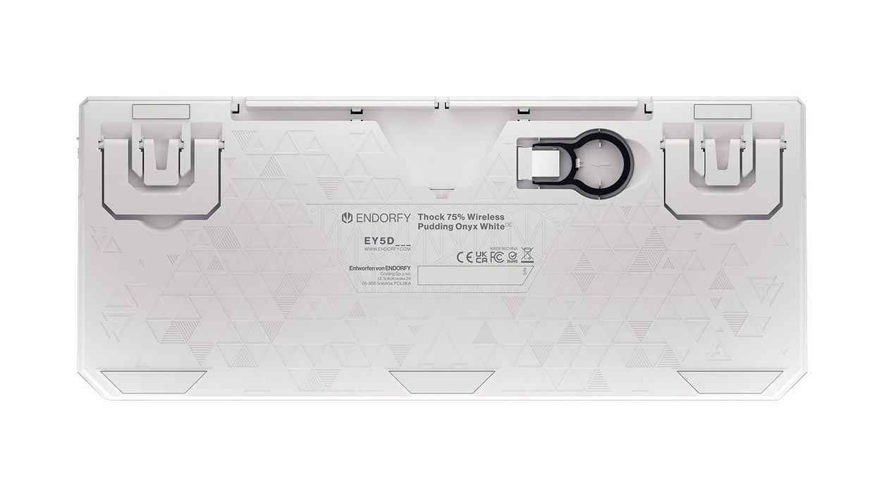 EAN 5903018666860 - ENDORFY Thock 75% teclado Juego RF inalámbrica + USB QWERTZ Alemán Blanco imagen 13