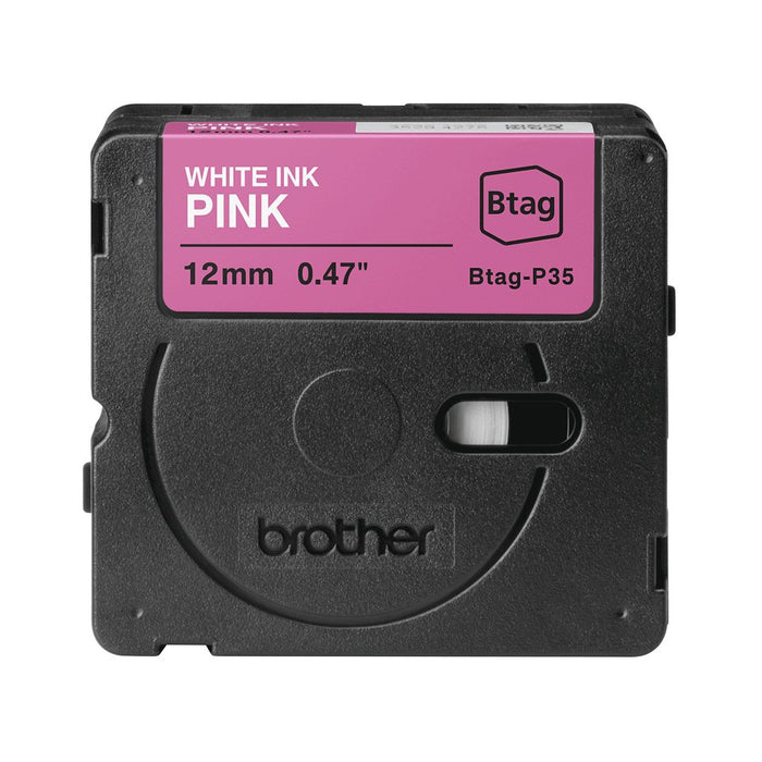 EAN 4977766836036 - Brother BTAG-P35 cinta para impresora de etiquetas Blanco sobre rosa imagen 5