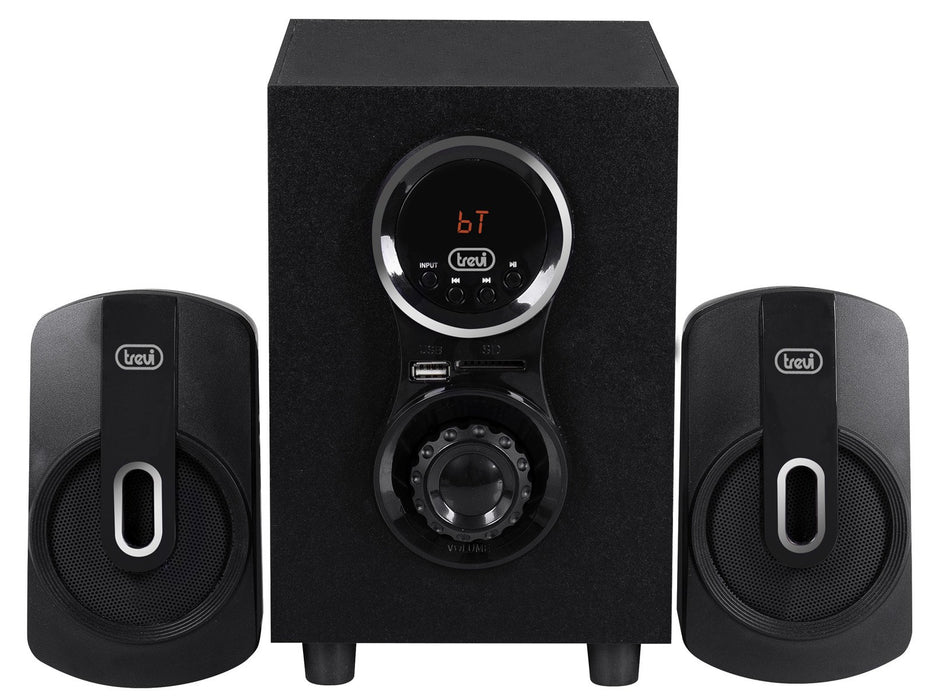 EAN 8011000027586 - Trevi AVX 615 BT conjunto de altavoces 30 W Universal Negro 2.1 canales De 1 vía 5 W imagen 2