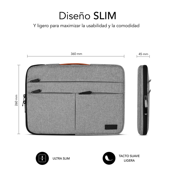 EAN 8436586742683 - SUBBLIM SUBLS-AP36002 maletines para portátil 35,6 cm (14") Gris imagen 6
