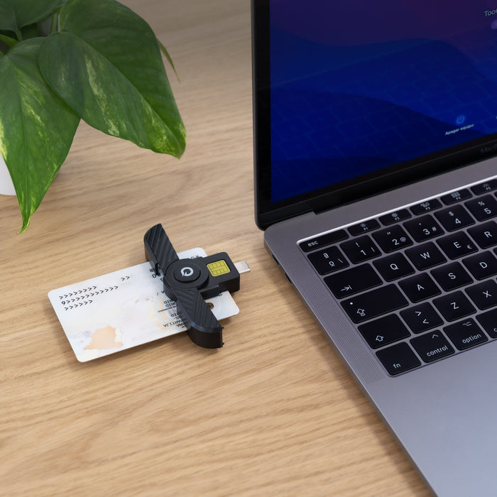 EAN 8433281016293 - TooQ TQR-3011B lector de tarjeta inteligente USB Tipo C imagen 5