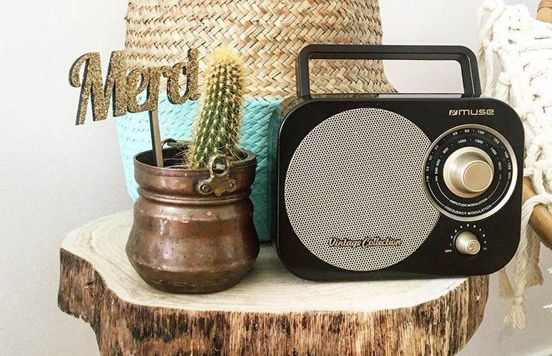 EAN 3700460205454 - Muse M-055 RB Portátil Analógica Negro, Oro imagen 3