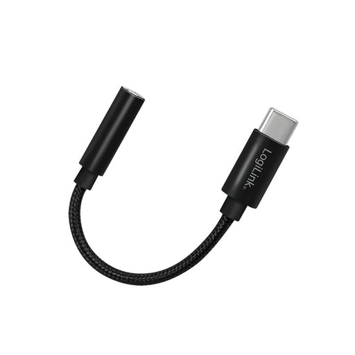 EAN 4052792068795 - LogiLink UA0398 cable de audio 0,13 m 3.5mm TRRS USB Tipo C Negro imagen 2