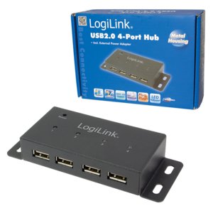 EAN 4052792034196 - LogiLink UA0141A hub de interfaz 480 Mbit/s Negro imagen 3