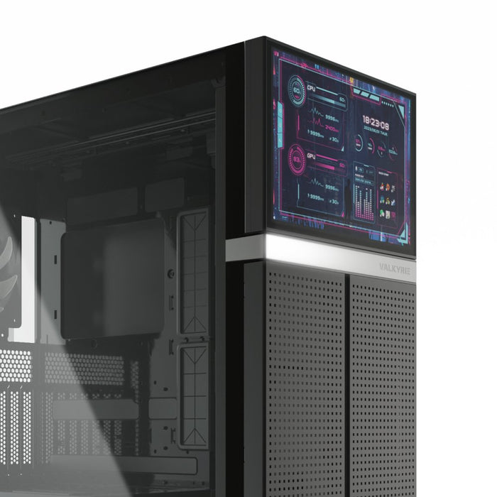EAN 5298003821004 - Valkyrie VK02 LCD Black Midi Tower Negro imagen 3