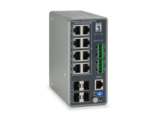 EAN 4015867202654 - LevelOne IGP-1271 switch Gestionado L3 Gigabit Ethernet (10/100/1000) Energía sobre Ethernet (PoE) Gris imagen 1