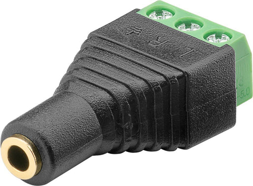 EAN 4040849767463 - Goobay 76746 cambiador de género para cable 3.5 mm 3-pin Negro imagen 1