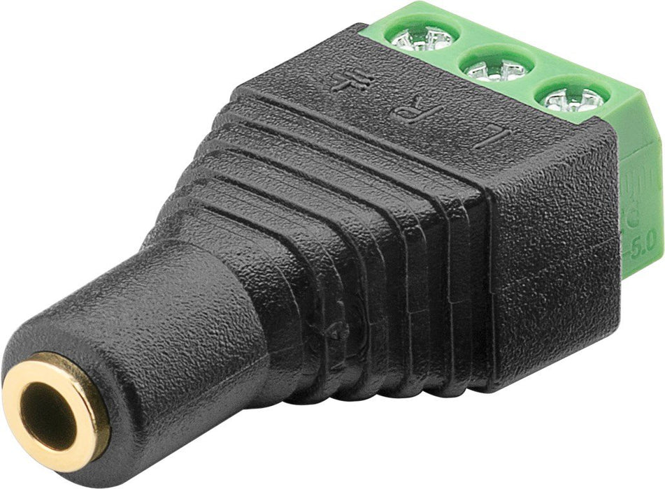 EAN 4040849767463 - Goobay 76746 cambiador de género para cable 3.5 mm 3-pin Negro imagen 1