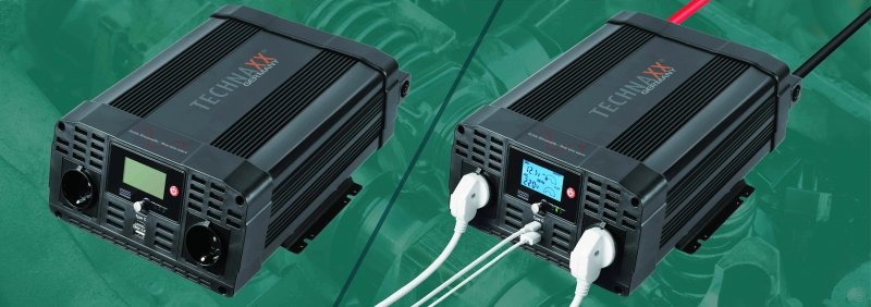 EAN 4260358125596 - Technaxx Inverter 3000W Sine TE23 adaptador e inversor de corriente Interior Negro imagen 2