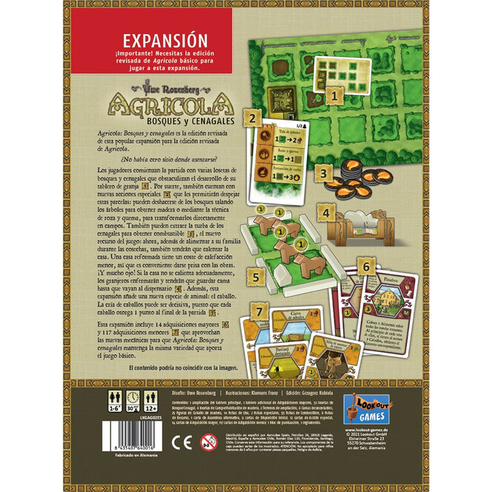 EAN 8435407640016 - Asmodee Agricola Bosques y Cenagales 180 min Juego de mesa Estrategia imagen 2