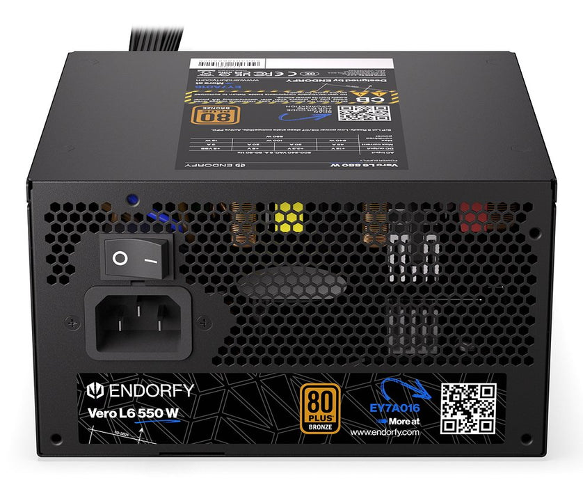 EAN 5903018668925 - ENDORFY Vero L6 unidad de fuente de alimentación 550 W 24-pin ATX ATX Negro imagen 11