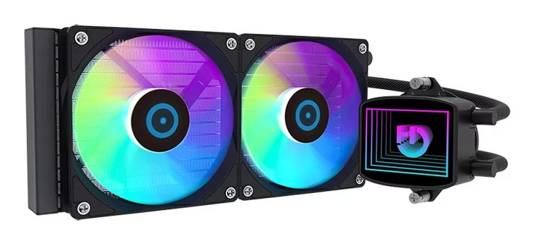 EAN 8436545693834 - Hiditec LQ240 Procesador Sistema de refrigeración líquida todo en uno 12 cm Negro 1 pieza(s) imagen 1