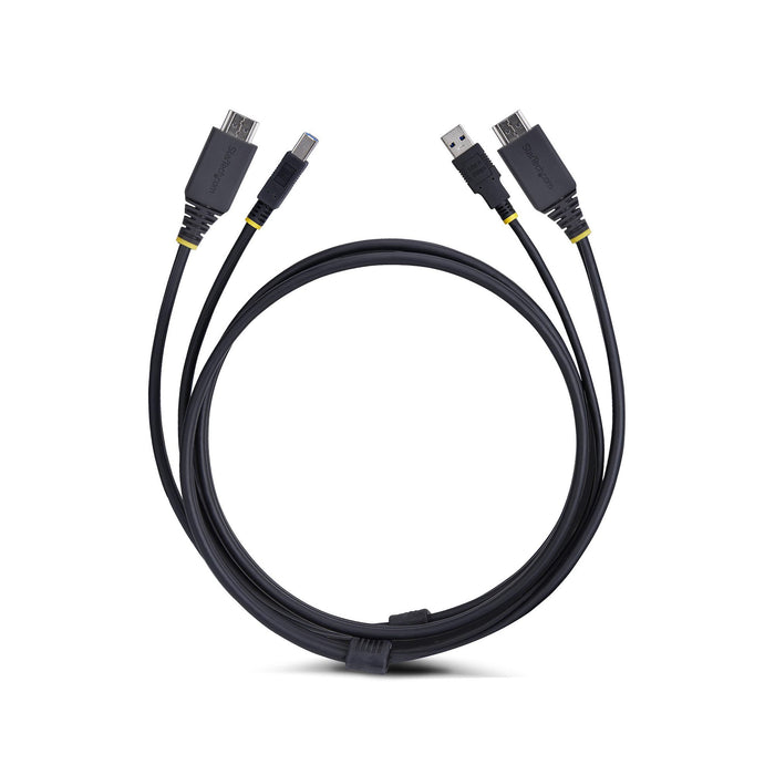 EAN 0065030912846 - StarTech.com HU12210-KVM-CABLE cable para video, teclado y ratón (kvm) Negro 3,1 m imagen 4