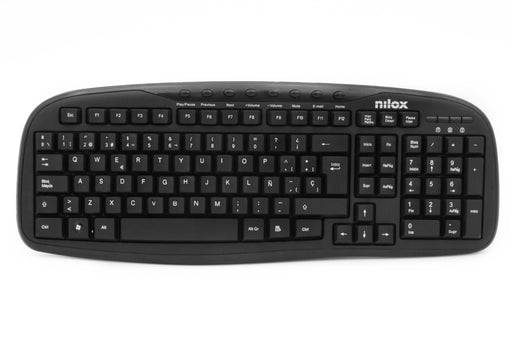 EAN 8436556148484 - Nilox MULTIMEDIA USB ESPANOL teclado Ratón incluido Universal QWERTY Español Negro imagen 1