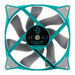 EAN 1230000071154 - Iceberg Thermal IceGALE Xtra Carcasa del ordenador Ventilador 14 cm Verde azulado 1 pieza(s) imagen 3