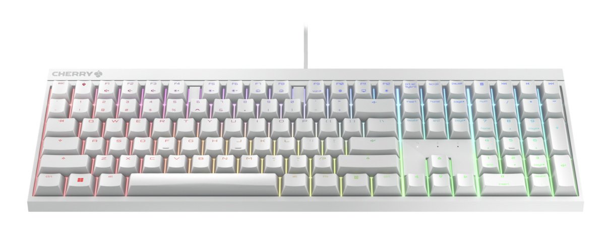 EAN 4025112112577 - CHERRY MX 2.0S teclado Juego USB QWERTZ Alemán Blanco imagen 2