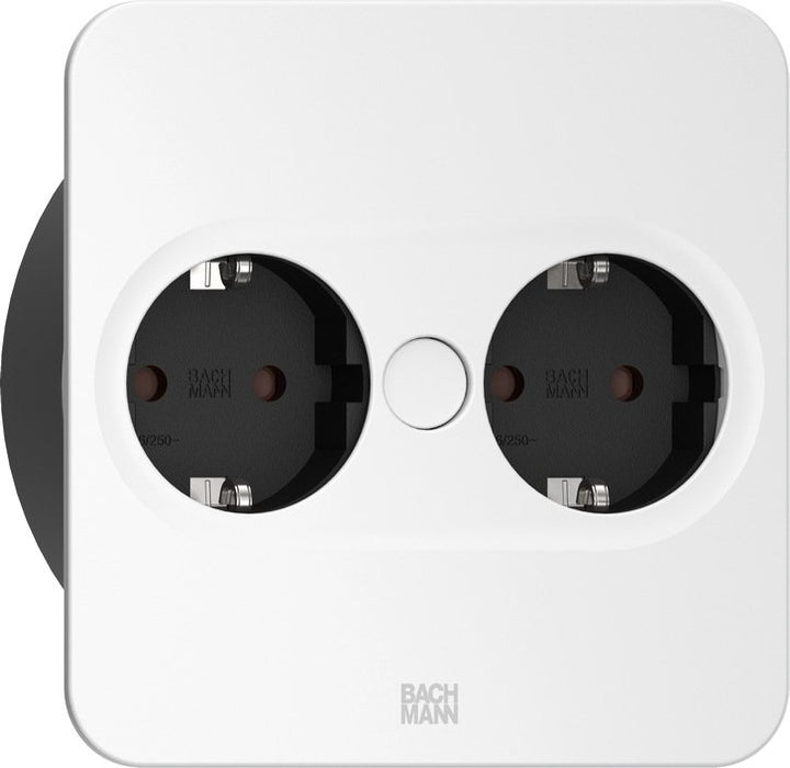 EAN 4057298129025 - Bachmann 946.201 toma de corriente 2 x Type F Acero inoxidable imagen 1