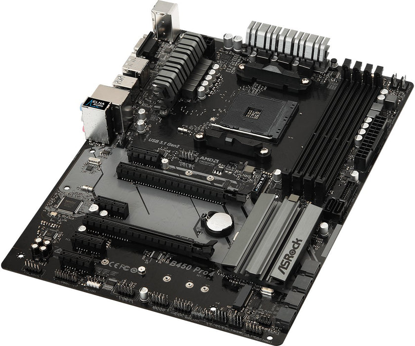 EAN 4717677336252 - Asrock B450 Pro4 AMD B450 Zócalo AM4 ATX imagen 3