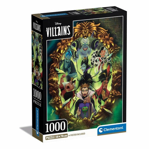 EAN 8005125398126 - Clementoni Disney Villains Puzzle rompecabezas 1000 pieza(s) Dibujos imagen 1