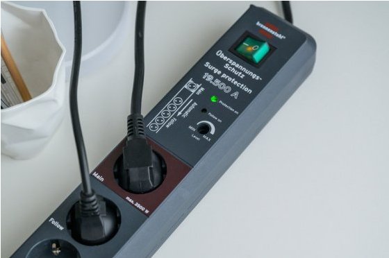 EAN 4007123611874 - Brennenstuhl 1159490966 base múltiple 3 m 6 salidas AC Interior Antracita imagen 3