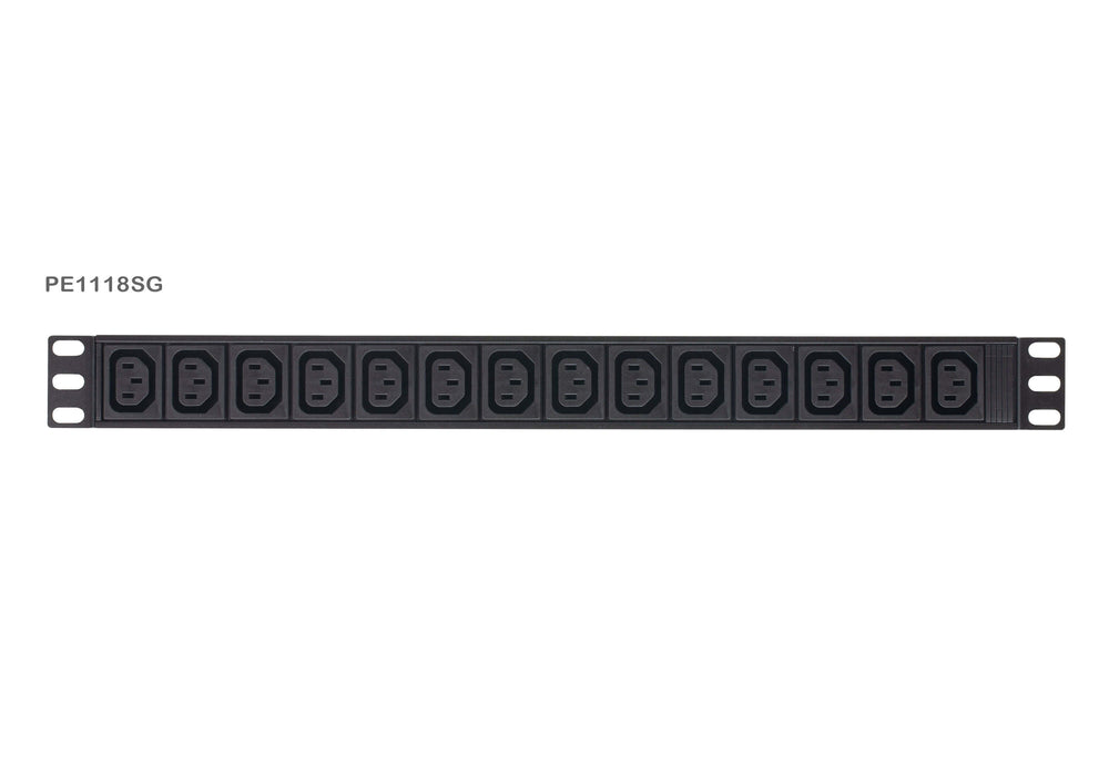 EAN 4710469340772 - ATEN PE1118SG-AT-G unidad de distribución de energía (PDU) 18 salidas AC Negro imagen 2