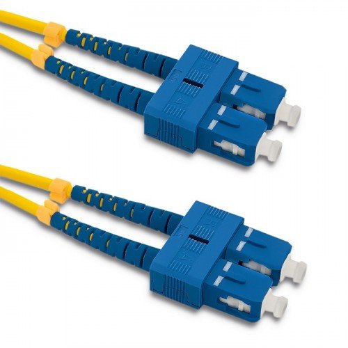 EAN 5901878540023 - Qoltec 54002 Cable de fibra óptica e InfiniBand 3 m SC Amarillo imagen 1
