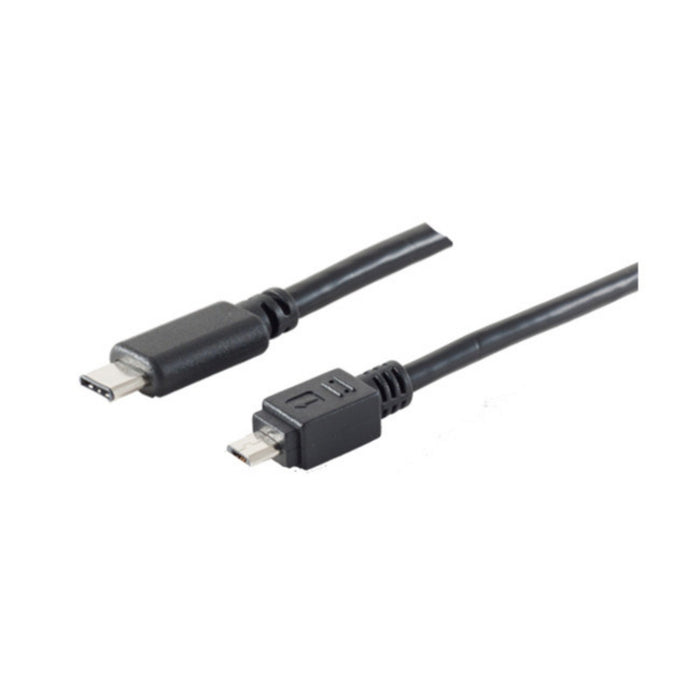 EAN 4017538065094 - S/CONN 77145-1.8 cable USB USB 2.0 1,8 m USB C Micro-USB B Negro imagen 1