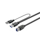 EAN 5715063196151 - Vivolink PROUSB3AB20C-DUAL cable USB imagen 1