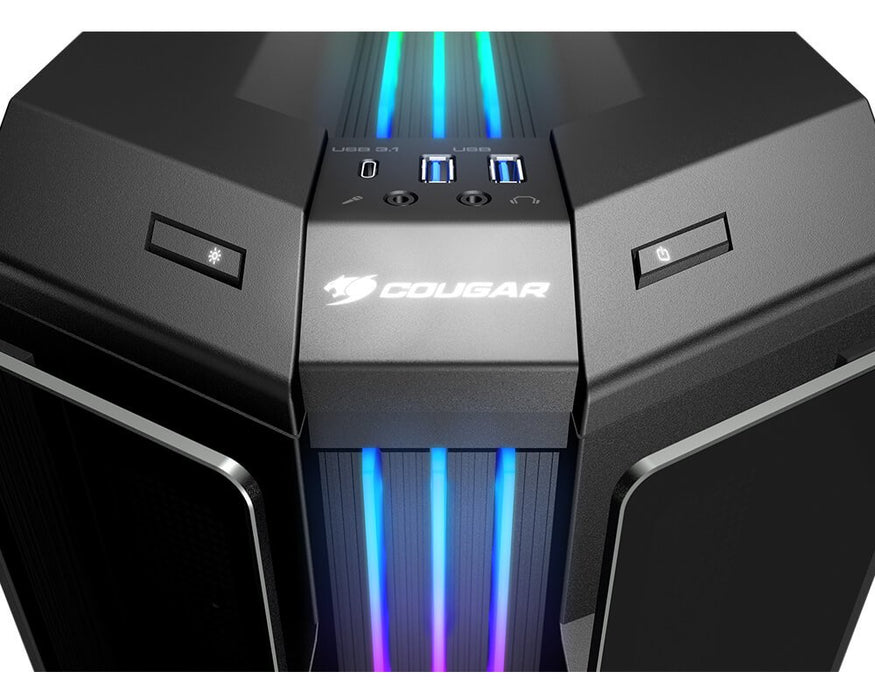 EAN 4715302442910 - COUGAR Gaming Gemini T Pro Midi Tower Negro imagen 2