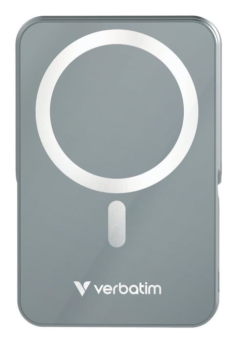 EAN 0023942322689 - Verbatim Charge 'n' Go Magnetic Wireless Polímero de litio 10000 mAh Cargador inalámbrico Gris imagen 2