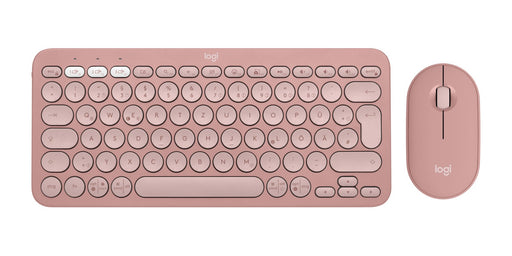 EAN 5099206115378 - Logitech 920-012205 teclado Ratón incluido Universal RF Wireless + Bluetooth QWERTZ Alemán Rosa imagen 1
