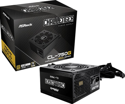 EAN 4710483948282 - Asrock Challenger CL-750G unidad de fuente de alimentación 750 W 20+4 pin ATX ATX Negro imagen 1