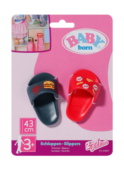 EAN 4001167836811 - BABY born Slippers 3 ass. 43cm Zapatos de muñeca imagen 8