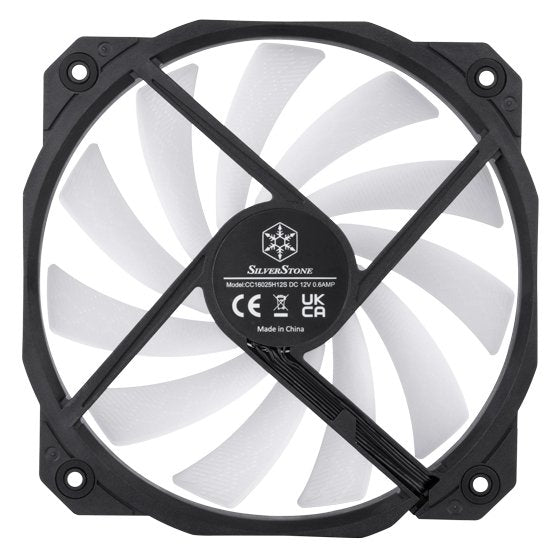 EAN 4710679814650 - Silverstone Shark Force 160 ARGB Carcasa del ordenador Ventilador Negro, Blanco 1 pieza(s) imagen 5