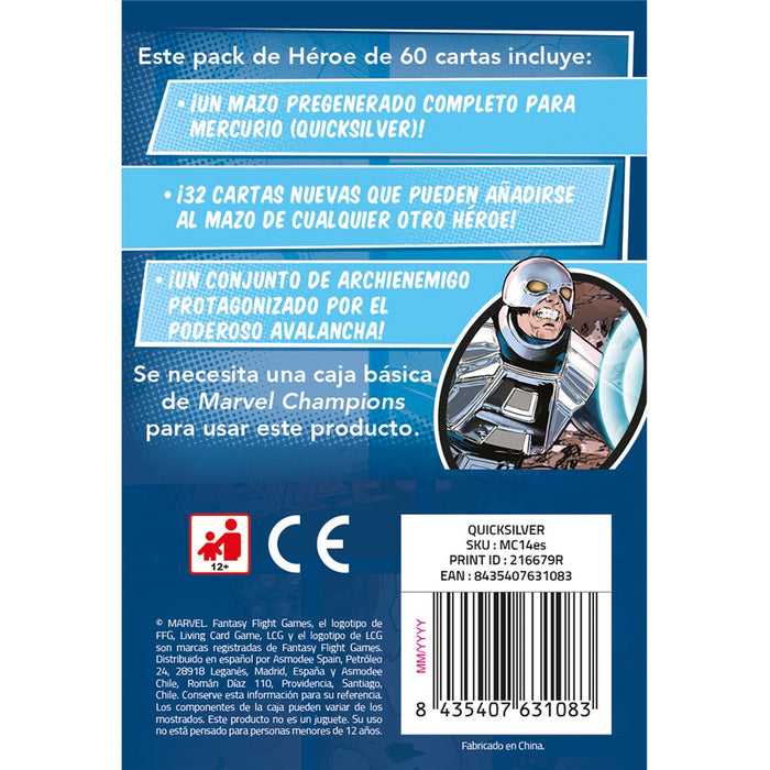 EAN 8435407631083 - Asmodee Quicksilver Marvel champions Expansión de juego de cartas Coleccionable imagen 2