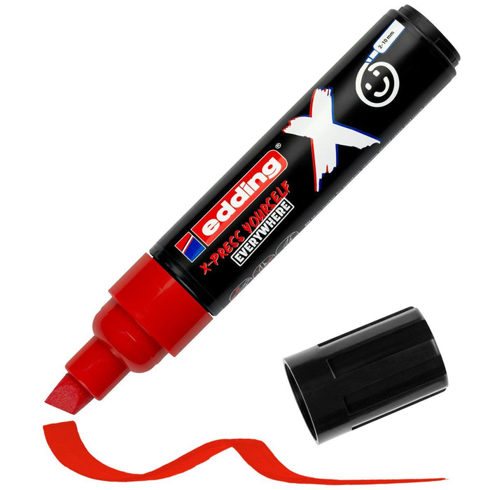 EAN 4057305067142 - Edding 6900 X Multimarker marcador permanente Punta de cincel Gris, Rojo 2 pieza(s) imagen 2