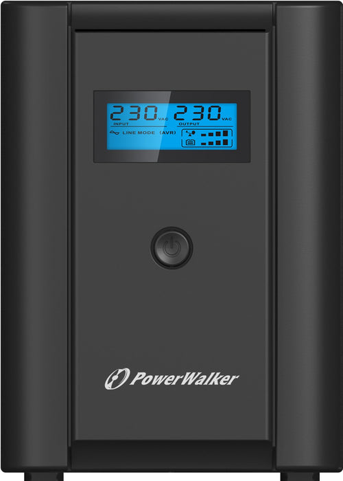 EAN 4260074976434 - PowerWalker VI 1200 LCD/IEC sistema de alimentación ininterrumpida (UPS) Línea interactiva 1,2 kVA 600 W  imagen 3