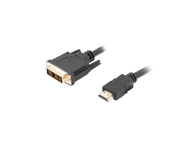 EAN 5901969421651 - Lanberg CA-HDDV-10CC-0018-BK adaptador de cable de vídeo 1,8 m HDMI tipo A (Estándar) DVI-D Negro imagen 1