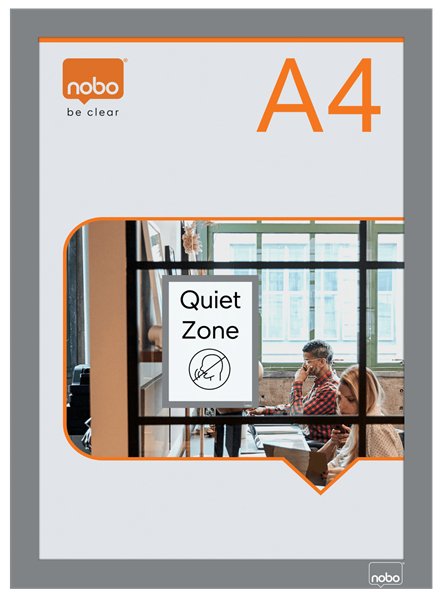 EAN 5028252642286 - Nobo 1915696 marco magnético A4 Plata imagen 1