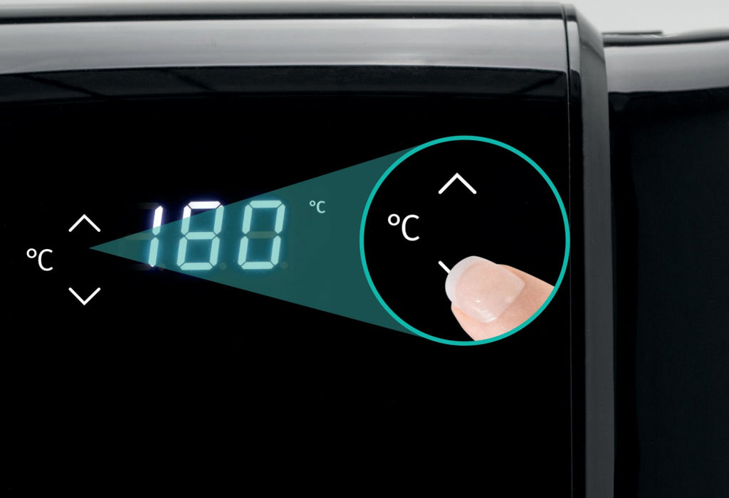 EAN 3838782543340 - Gorenje AF1700DB freidora Sencillo 5 L Integrado 1700 W Freidora de aire caliente Negro, Metálico imagen 5