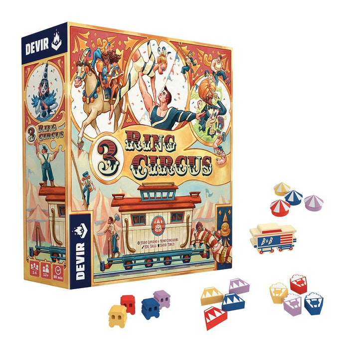 EAN 8436607940616 - Devir 3 Ring Circus 60 min Juego de mesa Estrategia imagen 2