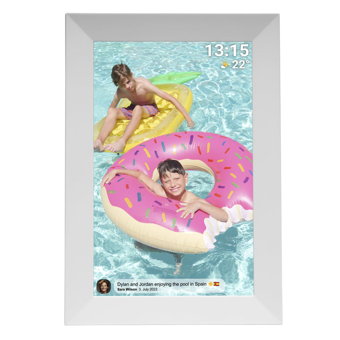 EAN 5706751055478 - Denver PFF-1024WMK2 marco fotográfico digital Blanco 25,6 cm (10.1") Pantalla táctil Wifi imagen 6