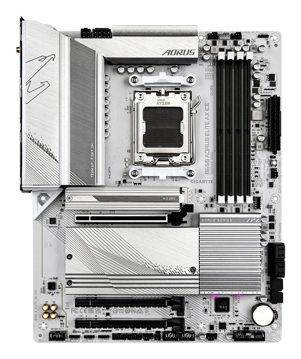 EAN 4719331859374 - GIGABYTE B650 AORUS ELITE AX ICE placa base AMD B650 Zócalo AM5 ATX imagen 3