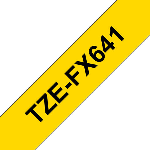 EAN 4977766692083 - Brother TZE-FX641 cinta para impresora de etiquetas Negro sobre amarillo TZ imagen 1