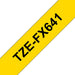 EAN 4977766692083 - Brother TZE-FX641 cinta para impresora de etiquetas Negro sobre amarillo TZ imagen 1